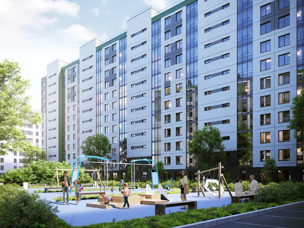 Квартира-студия: посёлок Шушары, жилой квартал Аэросити 4 (24.4 м) - Фото 1