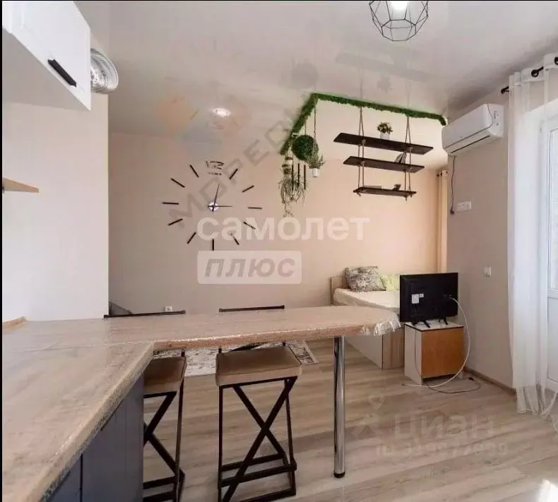 Студия Краснодарский край, Краснодар ул. Командорская, 1к1 (32.0 м) - Фото 1