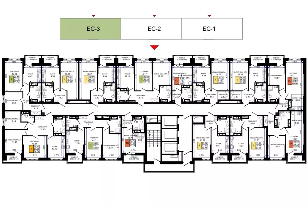 2-к кв. Ростовская область, Ростов-на-Дону Элеваторный пер., 6/2А ... - Фото 1