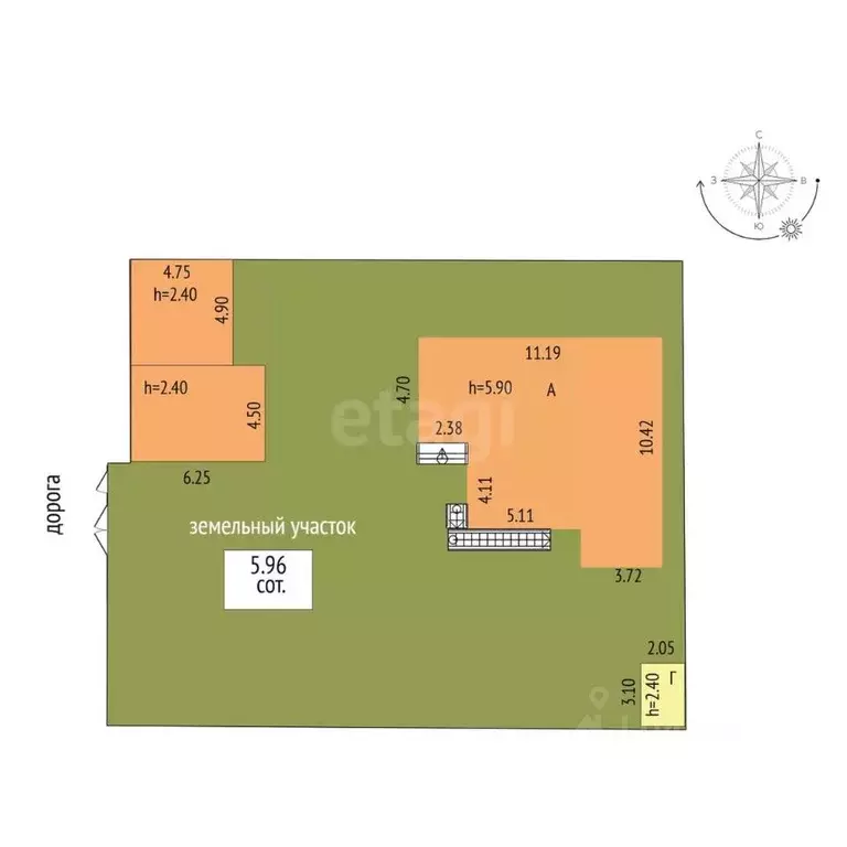 Дом в Крым, Сакский район, Новофедоровка пгт пер. Кирова (158 м) - Фото 2