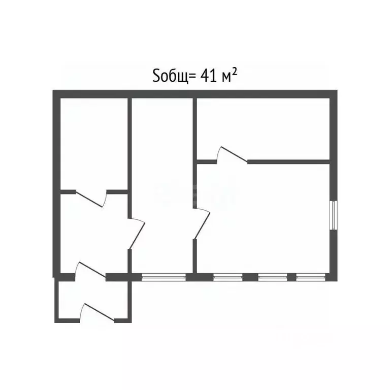 Дом в Брянская область, Брянский район, Отрадненское с/пос, д. ... - Фото 1