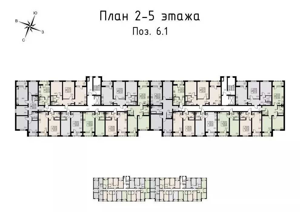 1-к кв. Тамбовская область, Тамбов ул. Имени Павла Строганова, 11Д ... - Фото 2