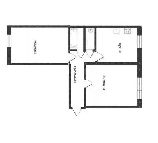 2-комнатная квартира: Абакан, Пирятинская улица, 17А (51.3 м) - Фото 1
