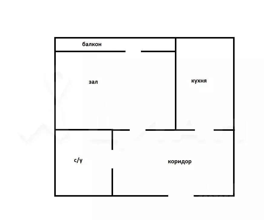 1-к кв. Омская область, Омск ул. Авиагородок, 13 (30.0 м) - Фото 1