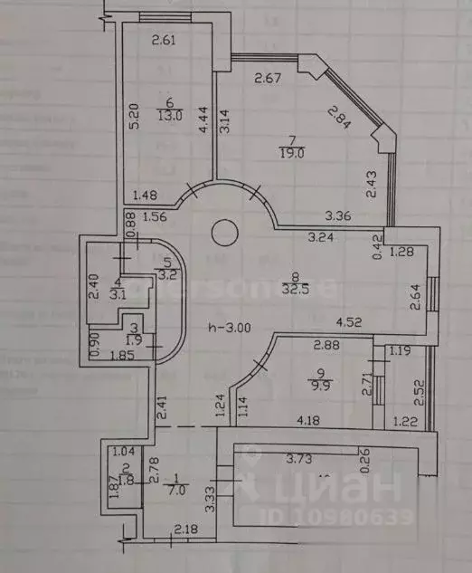 3-к кв. Севастополь просп. Античный, 7В (107.0 м) - Фото 2