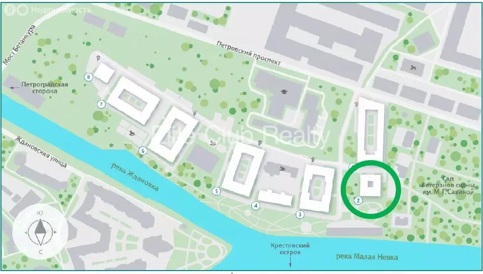 4-комнатная квартира: Санкт-Петербург, Петровский проспект, 11к3 ... - Фото 2