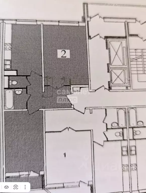 2-к кв. Московская область, Дзержинский Угрешская ул., 20 (62.4 м) - Фото 2