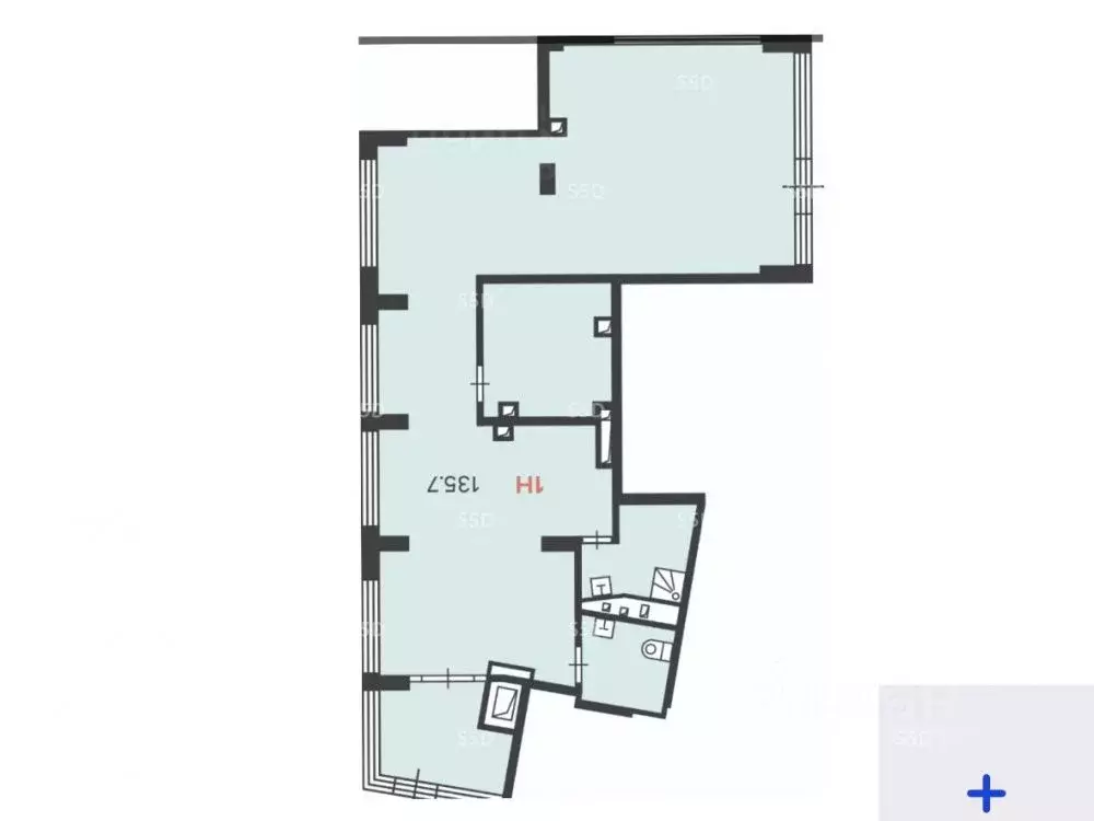 Помещение свободного назначения в Москва ул. Олеко Дундича, 29 (135 м) - Фото 2