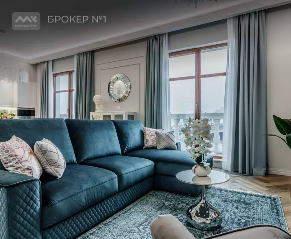 2-к кв. Санкт-Петербург наб. Воскресенская, 32 (98.0 м) - Фото 2