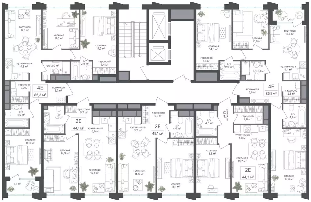 4-к кв. Москва Северный ао, Головинский р-н, Михалковский жилой ... - Фото 2