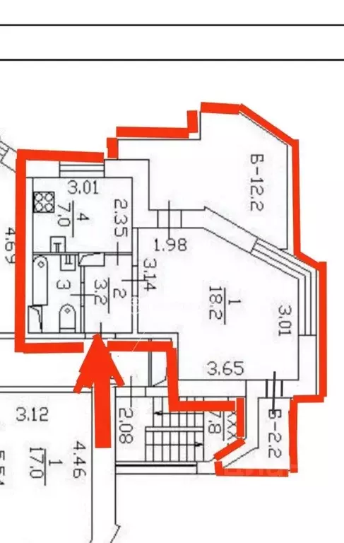 1-к кв. Санкт-Петербург просп. Косыгина, 17к1 (31.6 м) - Фото 2