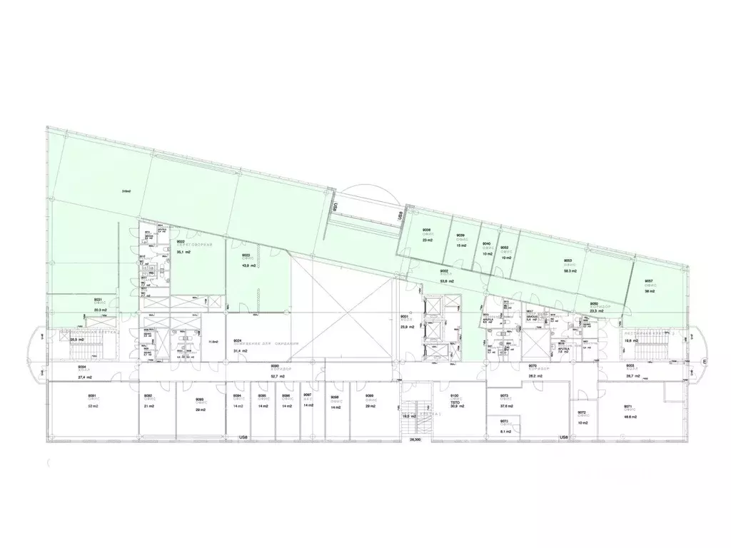 Офис в Санкт-Петербург Приморский просп., 54к1 (659 м) - Фото 1