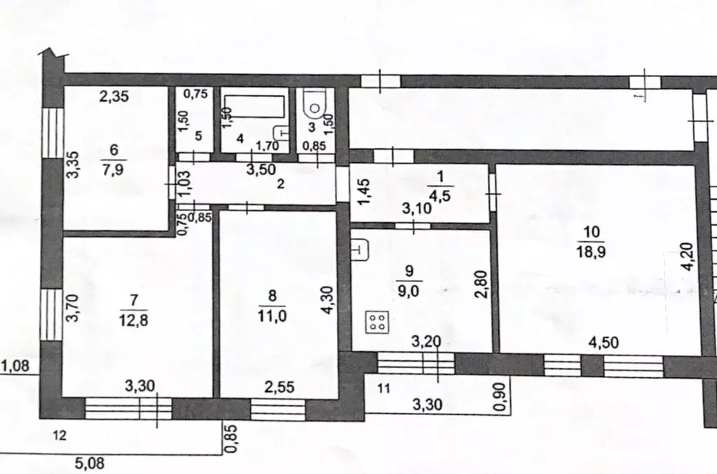 4-к кв. Московская область, Дмитров ДЗФС мкр, 22 (72.7 м) - Фото 1