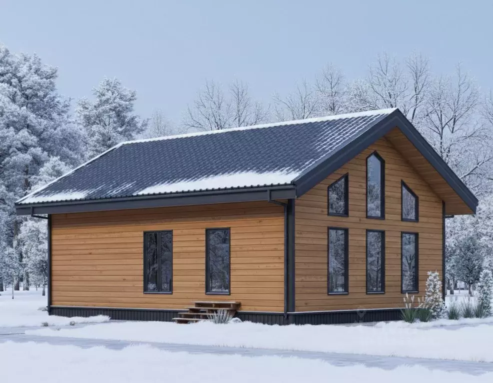 Коттедж в Тульская область, Тула городской округ, д. Малевка  (80 м) - Фото 1