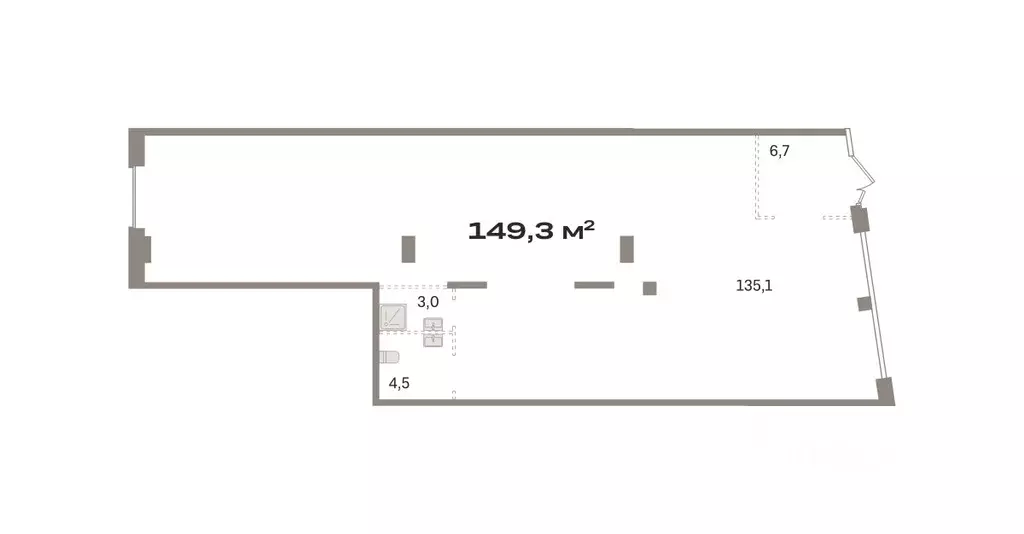 Помещение свободного назначения в Москва Квартал Герцена жилой ... - Фото 0