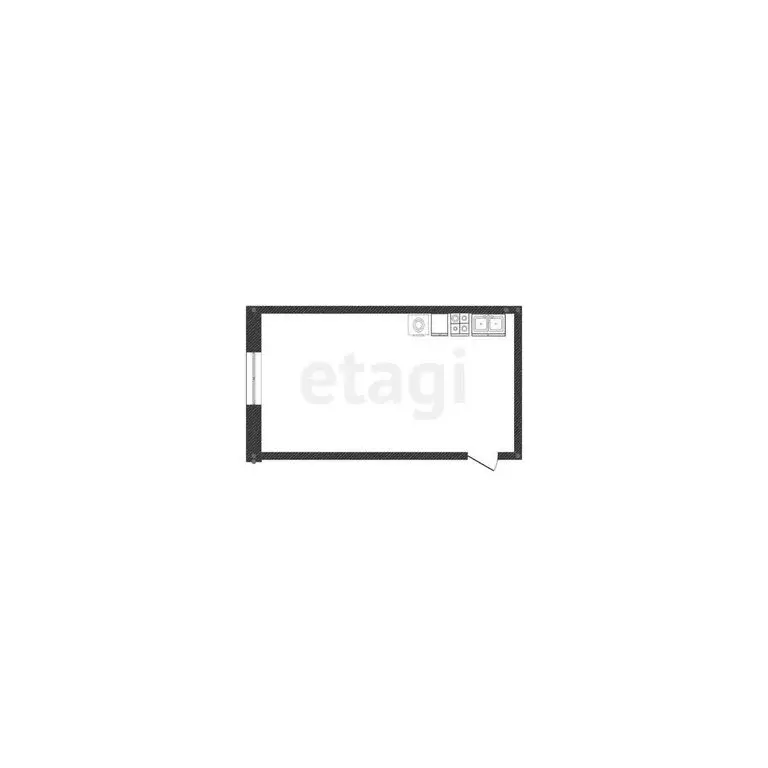 1к в -комнатной квартире (18.3 м) - Фото 1