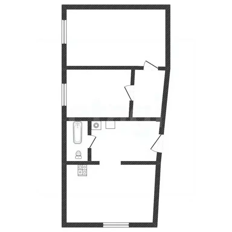 2-к кв. Белгородская область, Валуйки ул. Маршала Жукова, 30 (59.0 м) - Фото 1