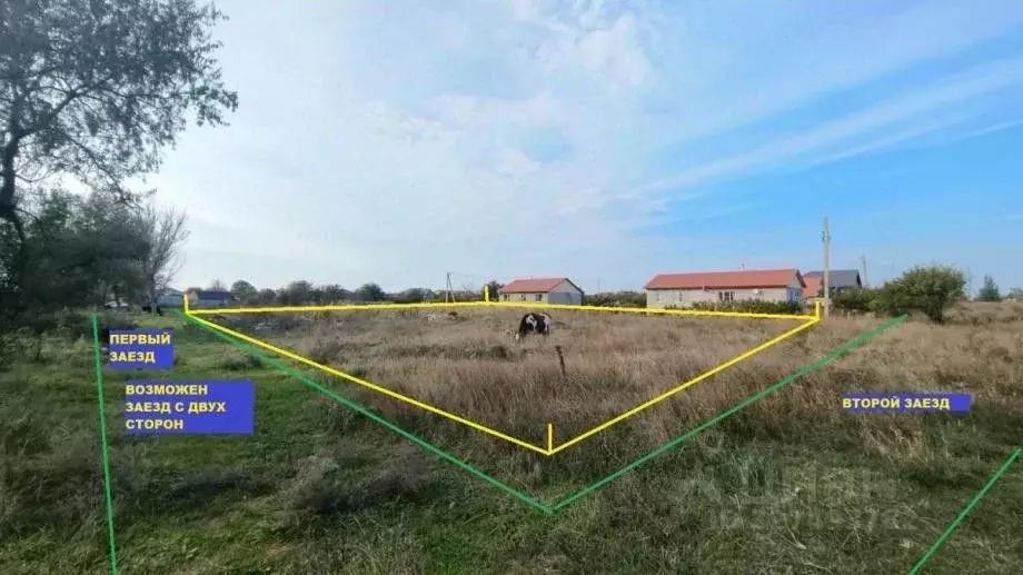 Участок в Краснодарский край, Темрюкский район, Фонталовское с/пос, ... - Фото 1