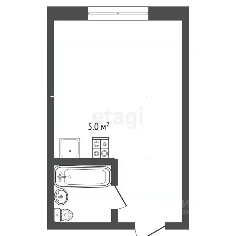 Студия Москва Ильменский проезд, 4к1 (22.9 м) - Фото 2