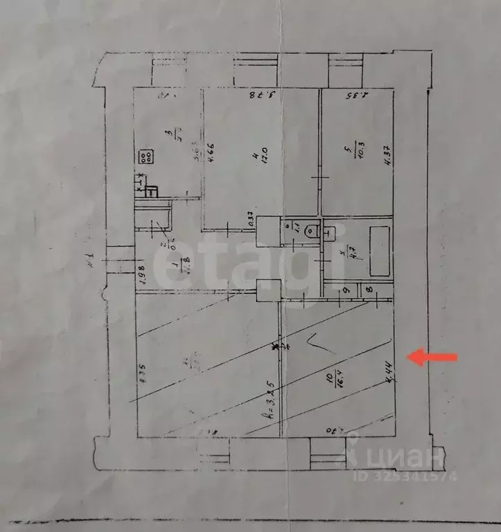 Комната Тверская область, Тверь Свободный пер., 1 (16.4 м) - Фото 1