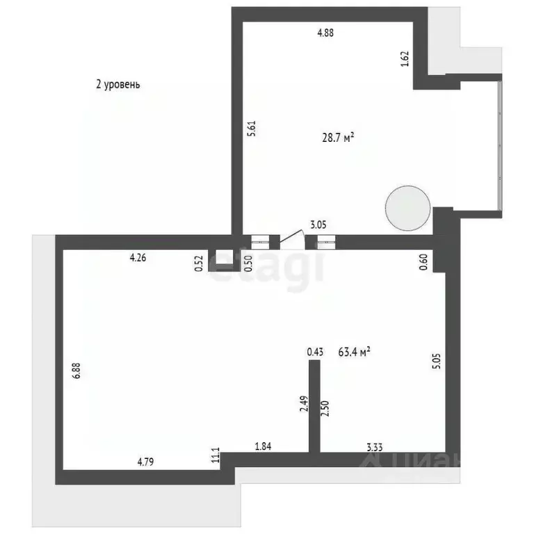 3-к кв. Севастополь ул. Генерала Саймонова, 28 (125.0 м) - Фото 2