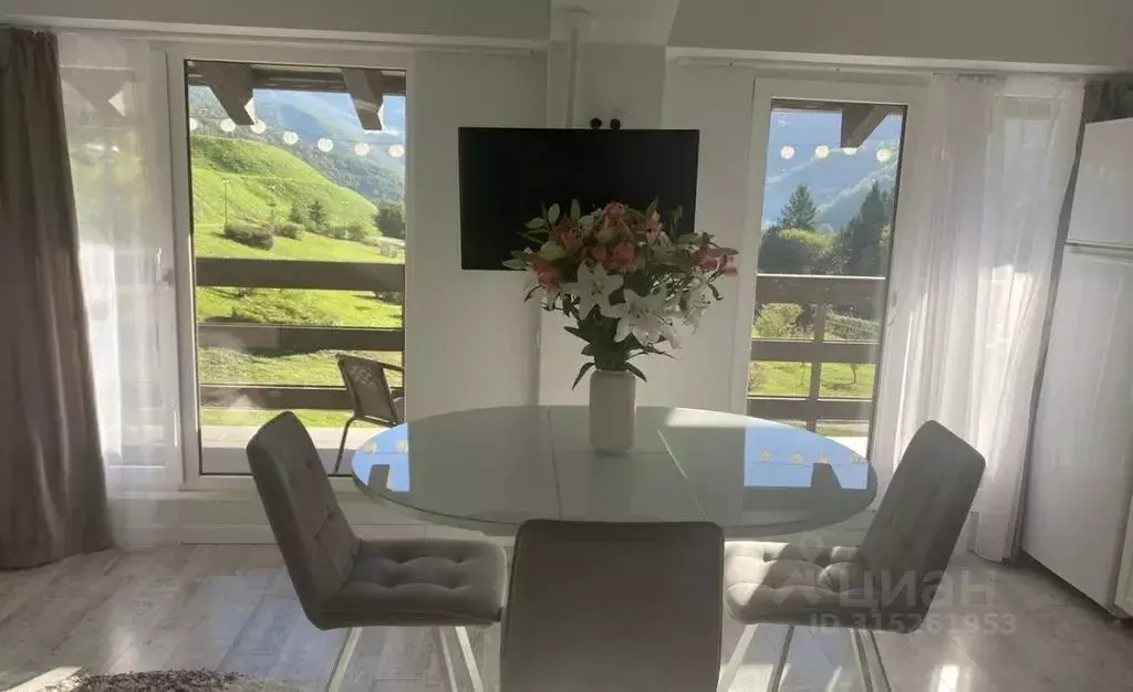 2-к кв. Краснодарский край, Сочи Красная Поляна пгт, ул. Калиновая, ... - Фото 1