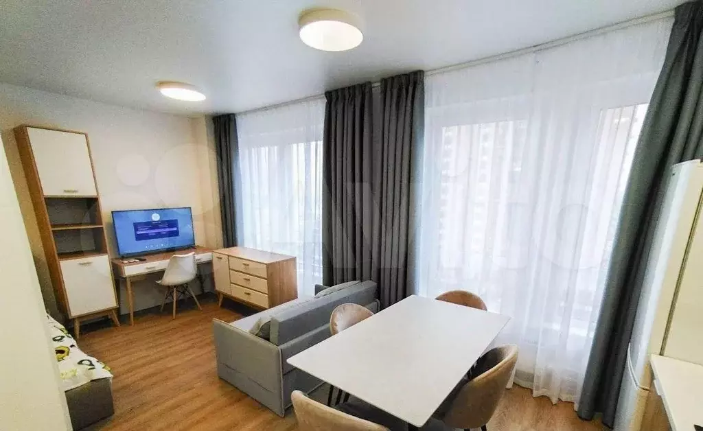 1-к. квартира, 34,1 м, 8/33 эт. - Фото 1