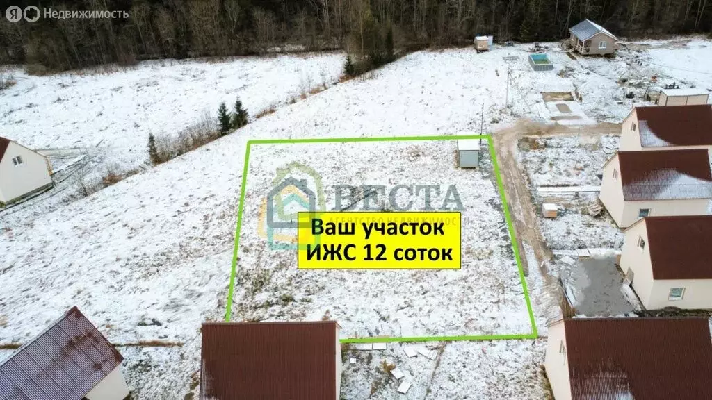 Участок в городской посёлок Форносово, Дачная улица, 19 (12 м) - Фото 2