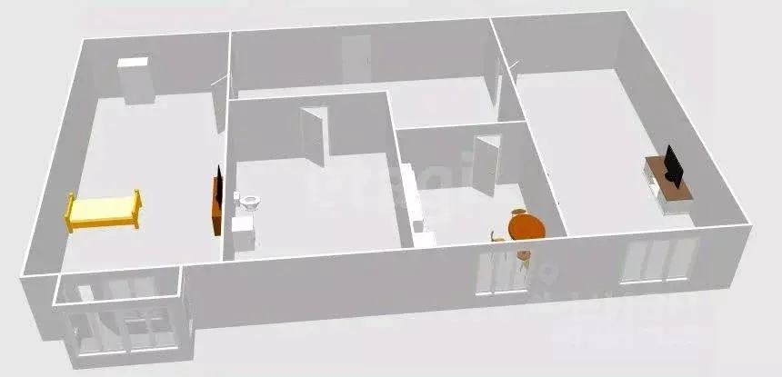 2-к кв. Сахалинская область, Холмск ул. Ливадных, 5 (52.2 м) - Фото 1