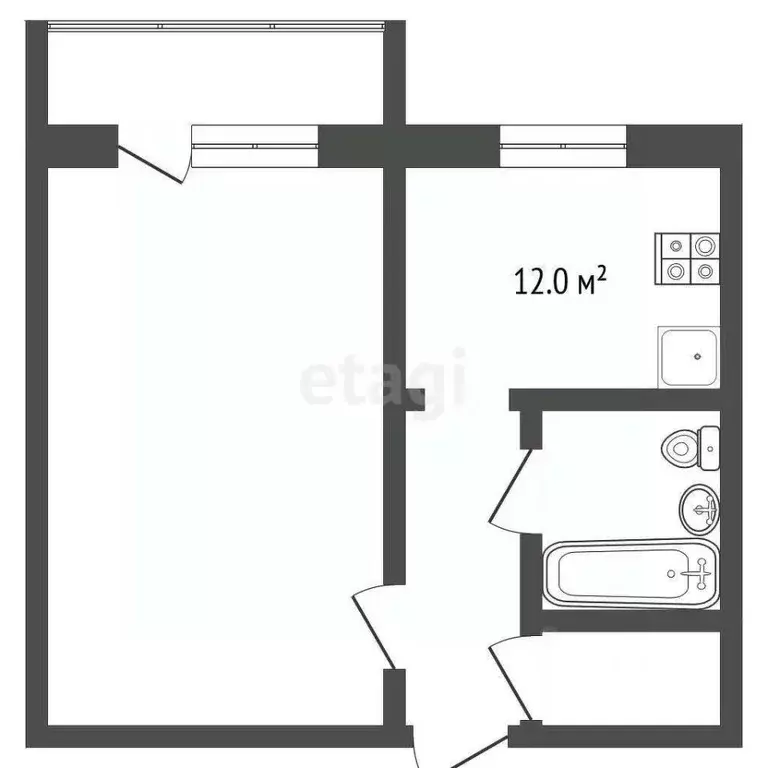 1-к кв. Краснодарский край, Анапа муниципальный округ, Воскресенский ... - Фото 2