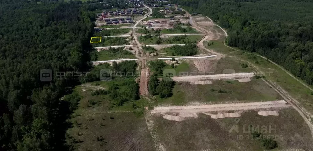 Участок в Татарстан, Высокогорский район, Семиозерское с/пос, д. ... - Фото 2