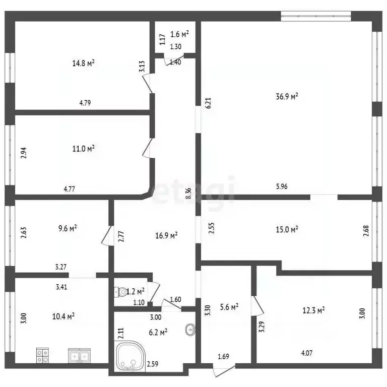 5-к кв. Крым, Ялта ул. Красноармейская, 35Г (143.0 м) - Фото 1