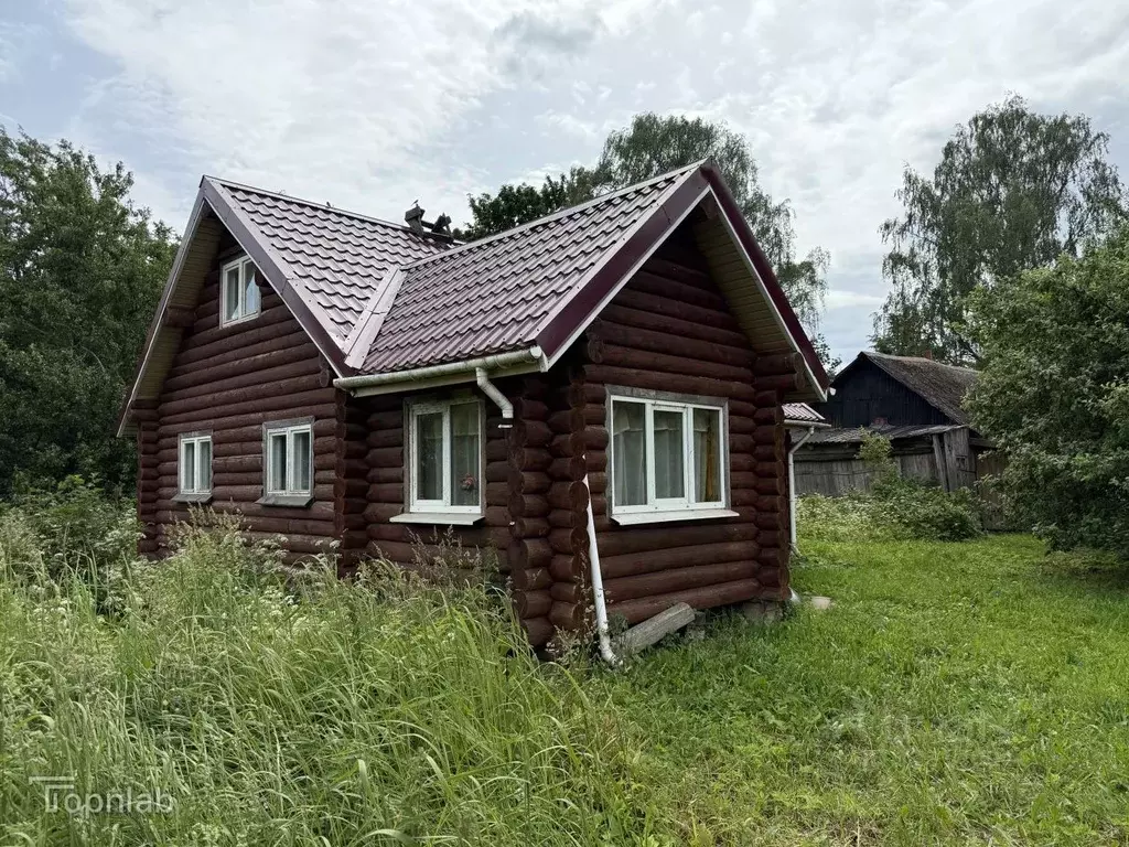 Дом в Псковская область, Гдов городское поселение, д. Быковщина  (49 ... - Фото 1