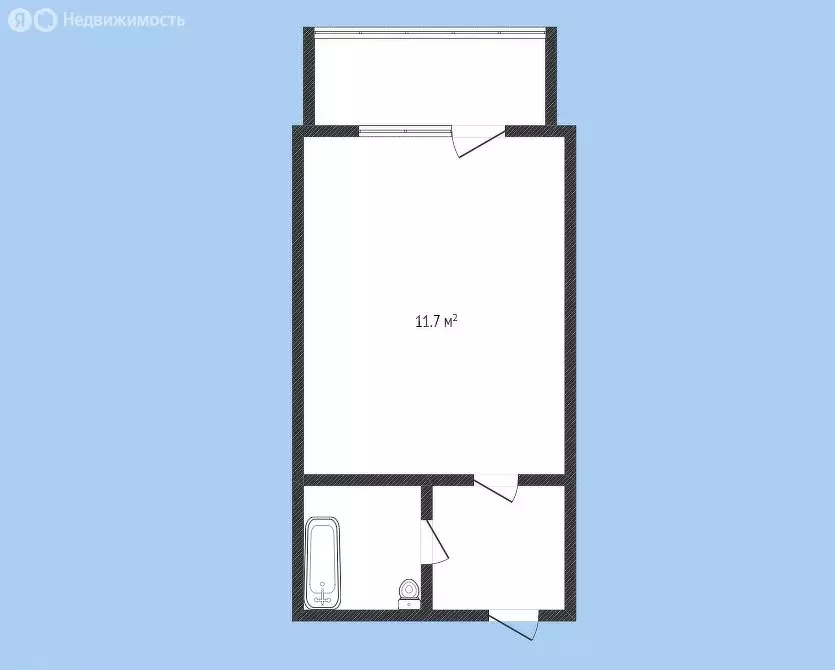 1-комнатная квартира: Черкесск, улица Космонавтов, 22 (16.6 м) - Фото 1