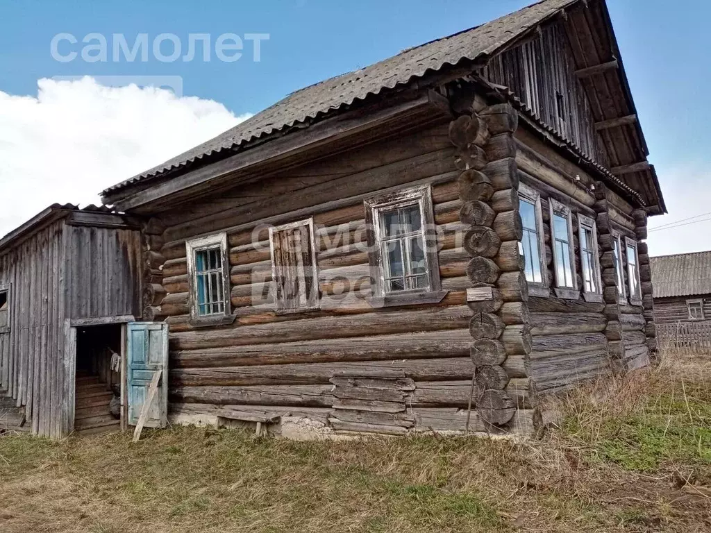 Дом в Вологодская область, Вашкинский муниципальный округ, д. Давыдово ... - Фото 1