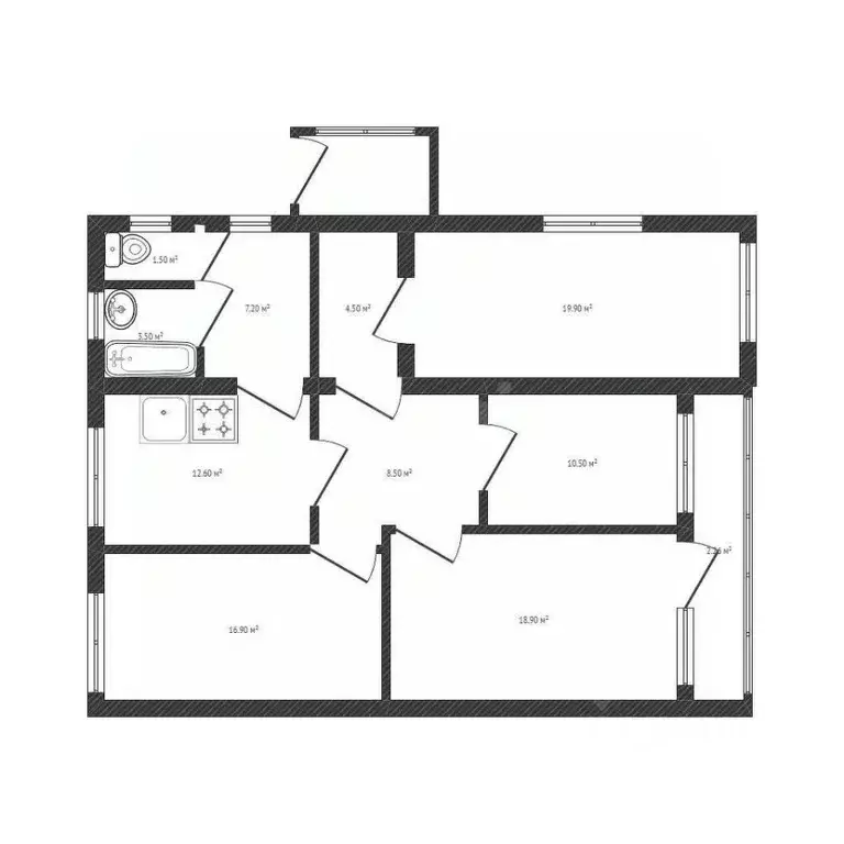 Дом в Брянская область, Трубчевский район, Белоберезковское городское ... - Фото 2