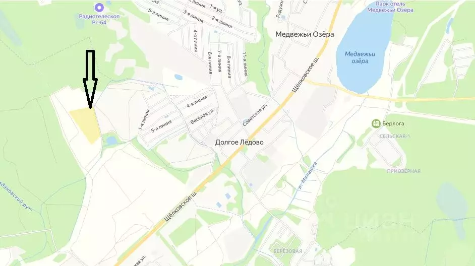 Участок в Московская область, Щелково городской округ, д. Долгое ... - Фото 2