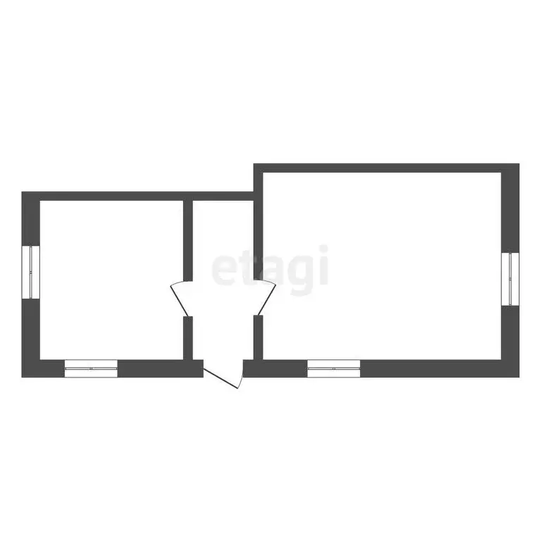 Дом в Майский, СТ Южанка (32.8 м) - Фото 2