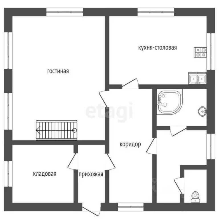 Дом в Мордовия, Инсар Московская ул., 133 (70 м) - Фото 1