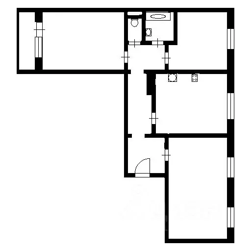 3-к кв. Санкт-Петербург ул. Котина, 4к1 (80.0 м) - Фото 1