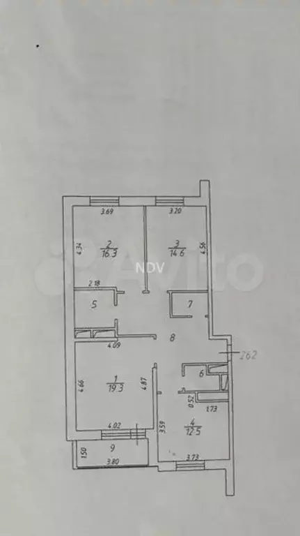 3-к. квартира, 90 м, 4/22 эт. - Фото 0