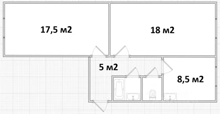 2-к кв. Красноярский край, Красноярск ул. 26 Бакинских Комиссаров, 5в ... - Фото 2