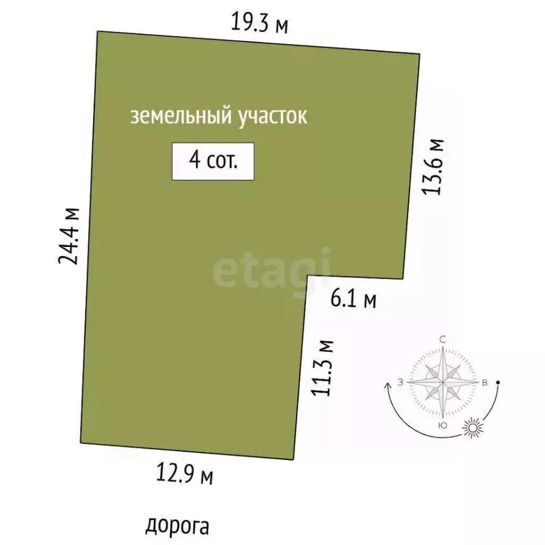 Участок в Тюменская область, Тюменский муниципальный округ, д. ... - Фото 2