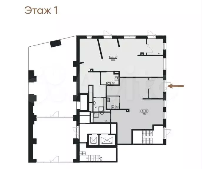 Продажа помещения свободного назначения 92 м2 - Фото 0