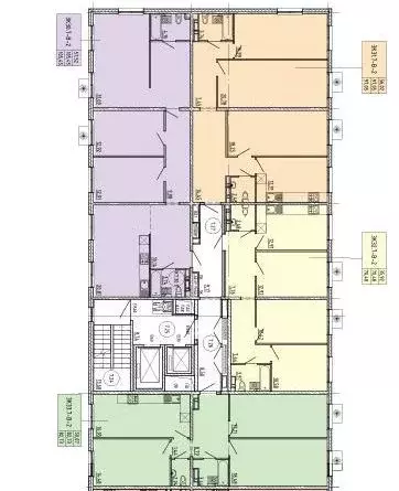 3-к кв. Пензенская область, Пенза Побочинская ул., с9 (70.48 м) - Фото 1