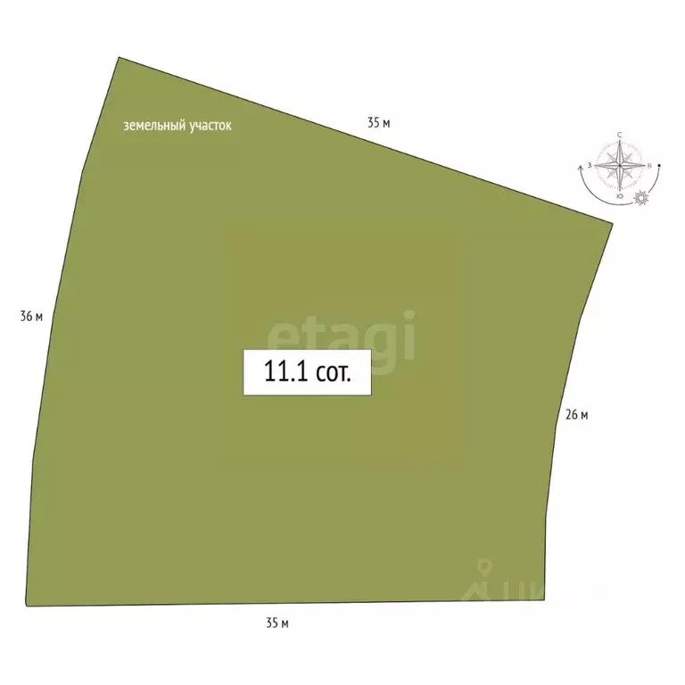 Участок в Алтайский край, Алтайский район, Жемчужина Алтая ДНТ  (11.1 ... - Фото 1