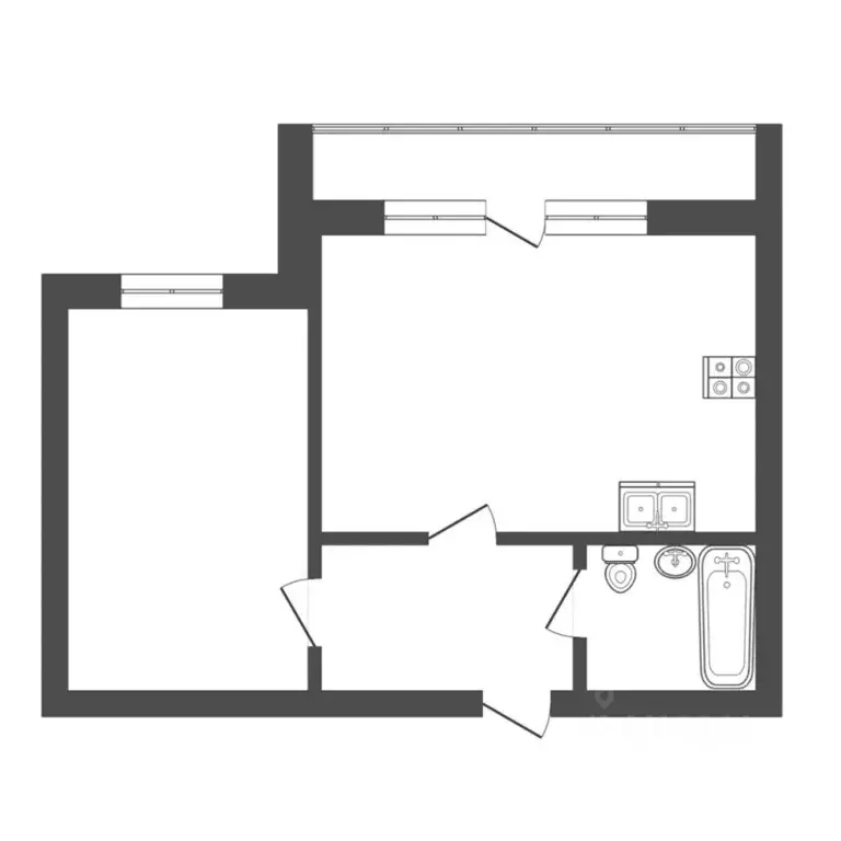 2-к кв. Тюменская область, Тюмень ул. Газопромысловая, 2 (49.0 м) - Фото 2
