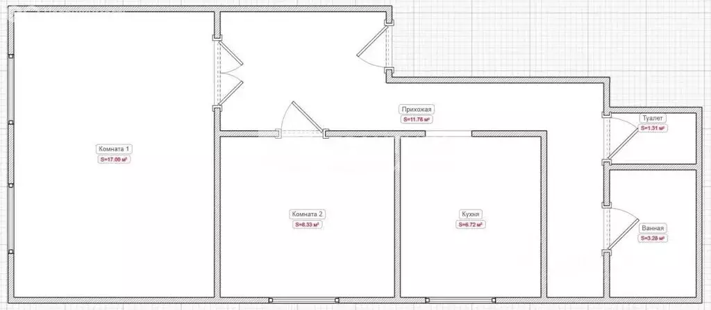 2-комнатная квартира: Москва, Малый Рогожский переулок, 13с1 (47.2 м) - Фото 2