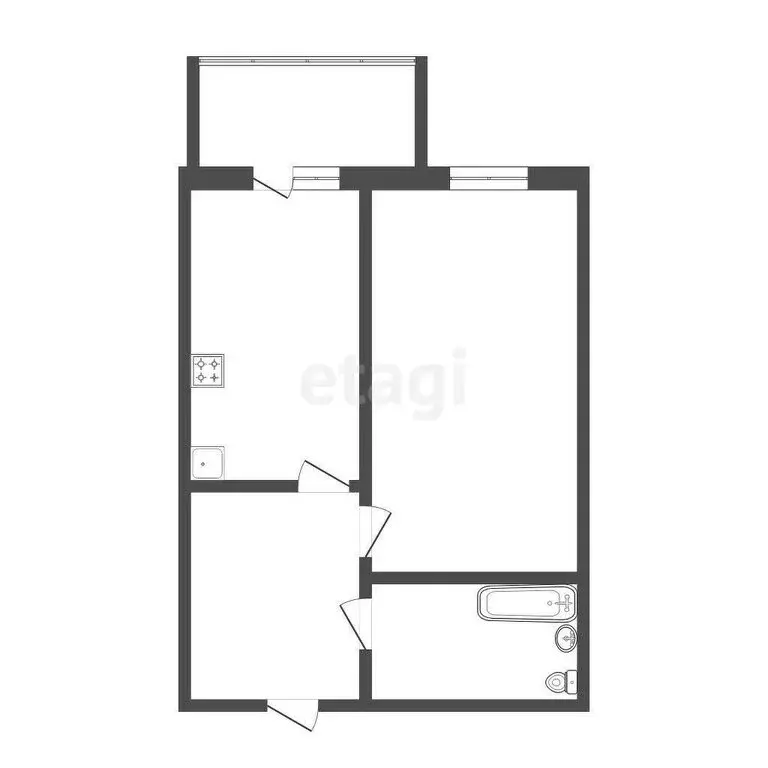 1-комнатная квартира: Тюмень, улица Московский Тракт, 83к1 (40 м) - Фото 0