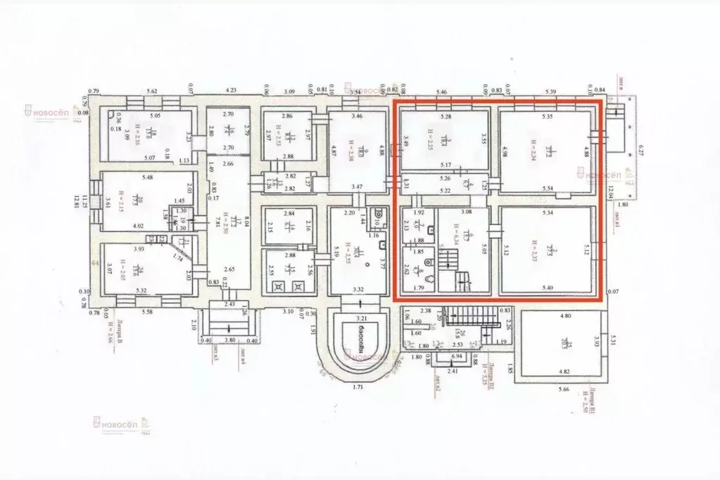 Офис в Свердловская область, Екатеринбург ул. Кирова, 32 (104 м) - Фото 2